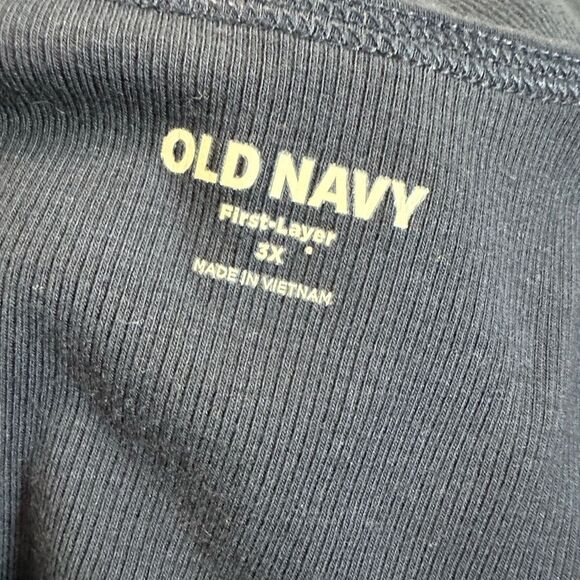 NWT Old Navy Plus Size First Layer Ribbed Scoop Neck Tank Top - Navy Blue - 3XL - Picture 4 of 8